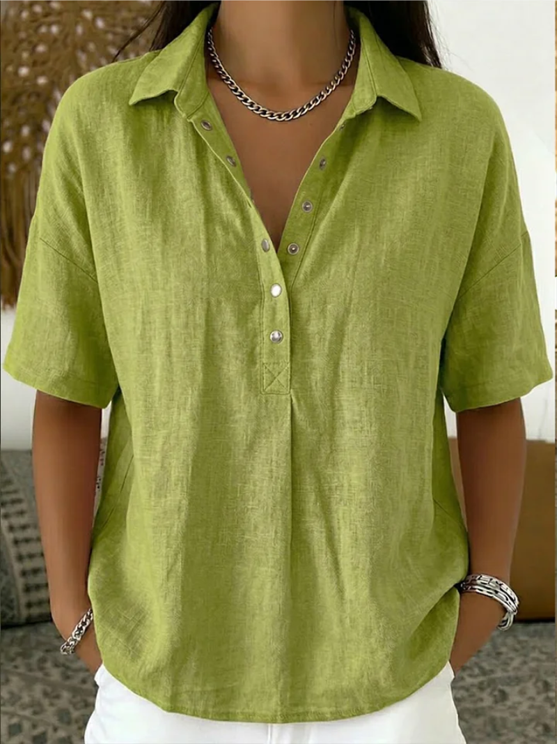 Elena™ | Blusa con cuello
