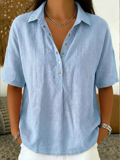 Elena™ | Blusa con cuello
