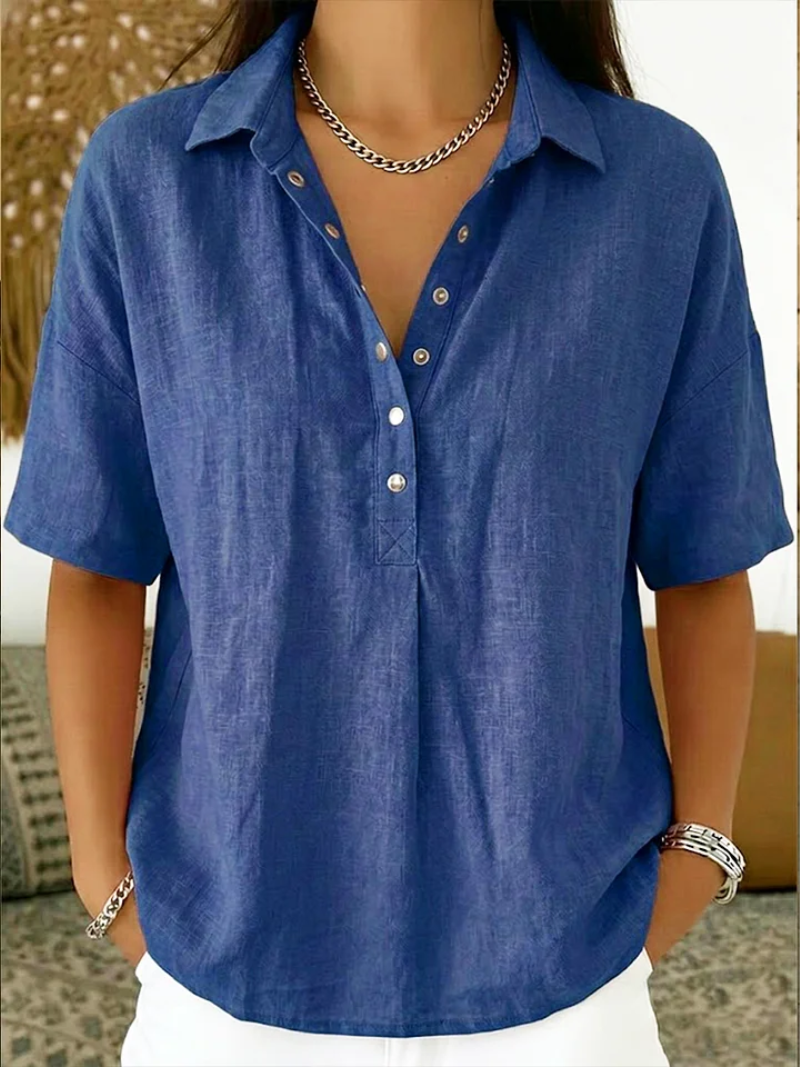 Elena™ | Blusa con cuello