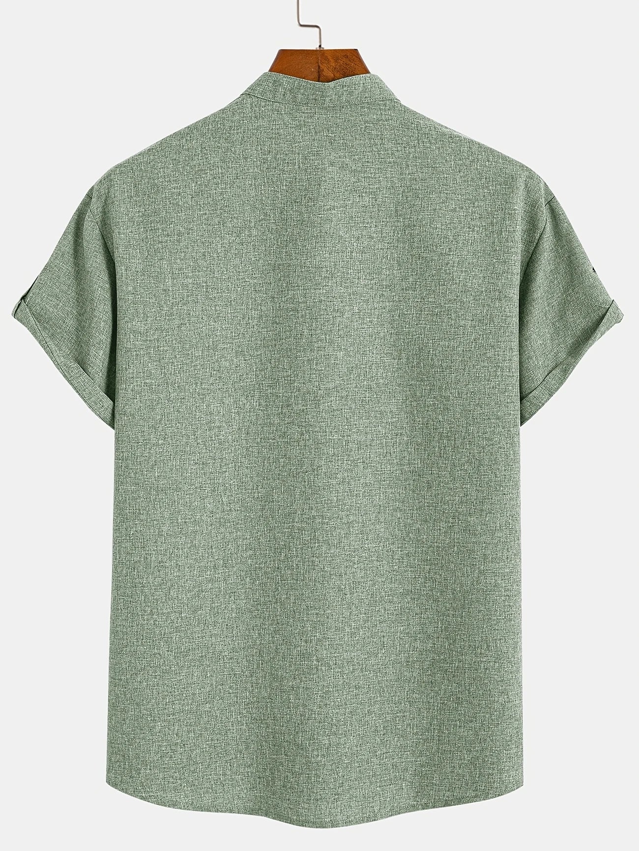 Jorge | Camisa elegante de manga corta y cuello alto