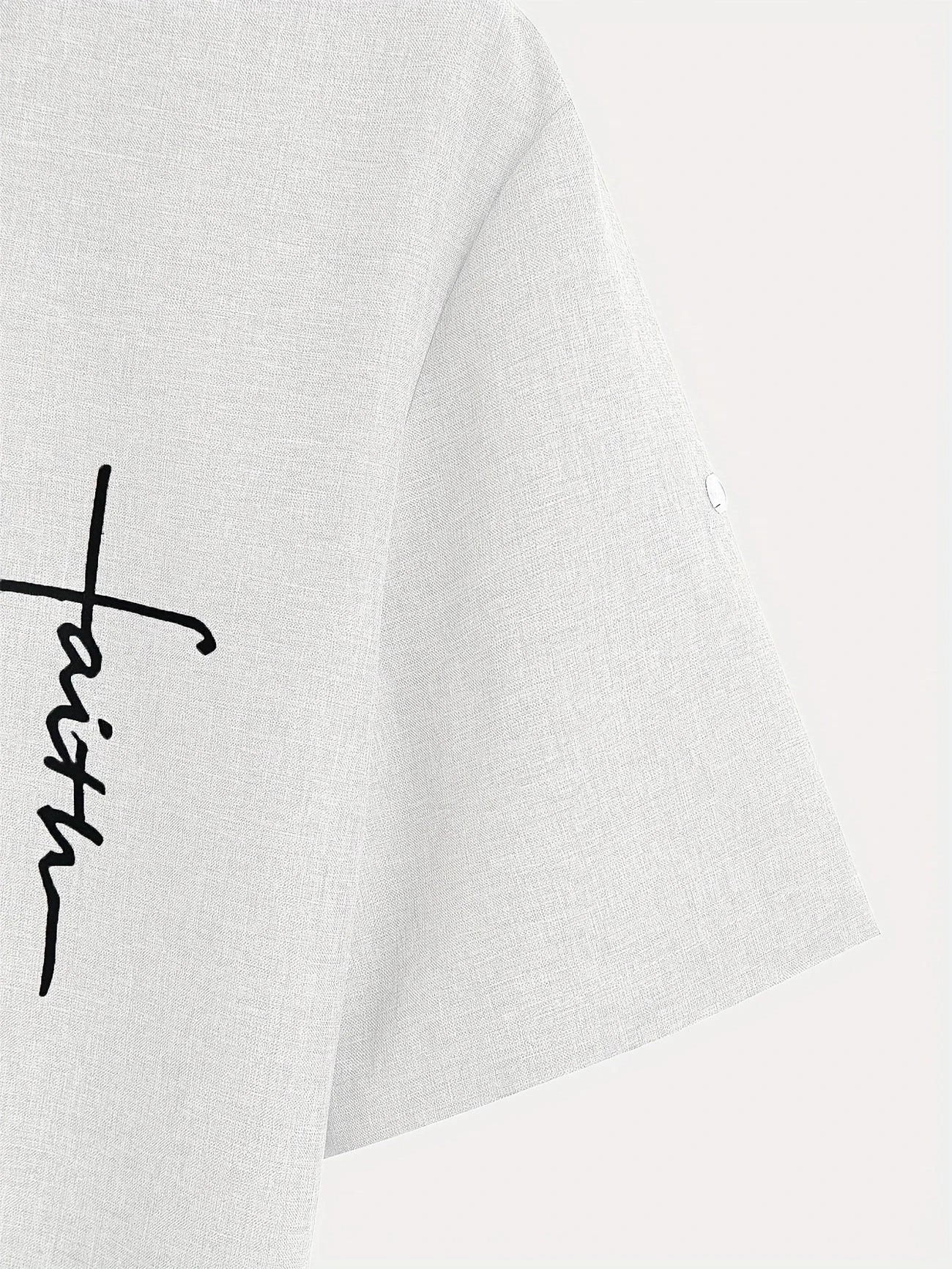 Jorge | Camisa elegante de manga corta y cuello alto