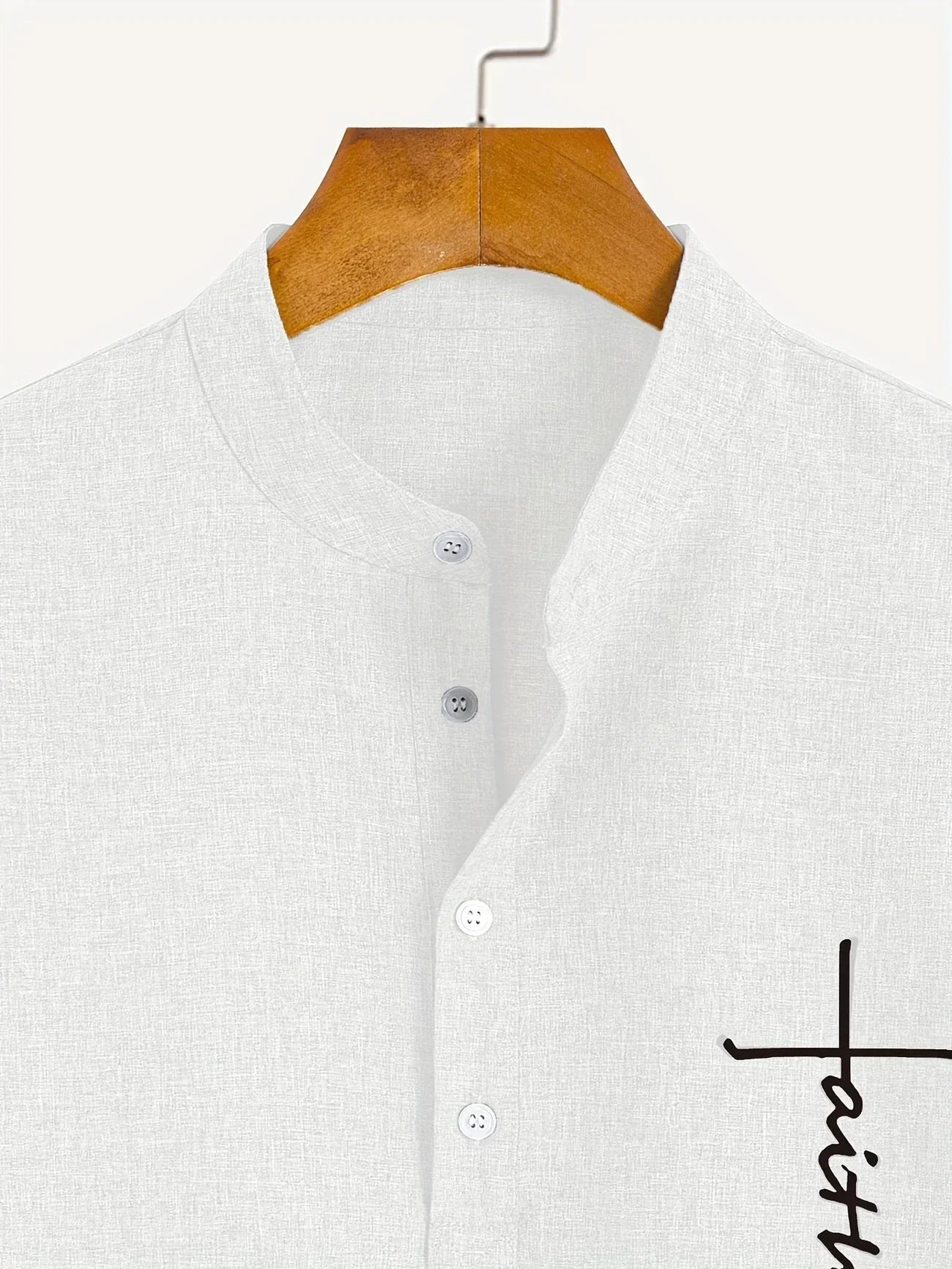 Jorge | Camisa elegante de manga corta y cuello alto