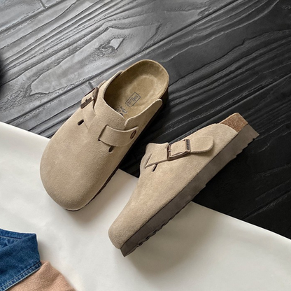 Sandalias unisex de cuero