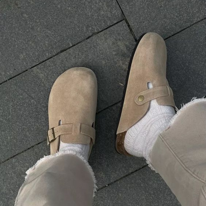 Sandalias unisex de cuero