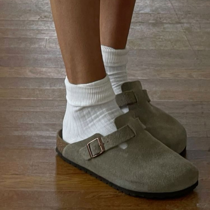 Sandalias unisex de cuero