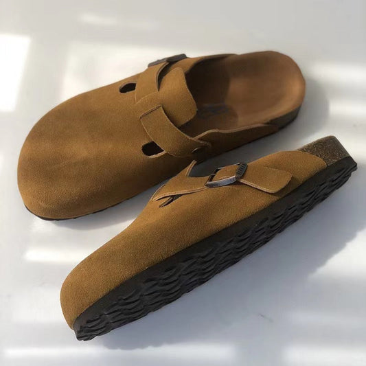 Sandalias unisex de cuero